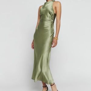 Casette Silk Dress by Reformation